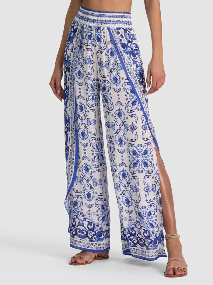 LARISSA SMKD WB OPEN PLT PANT-ALICE + OLIVIA