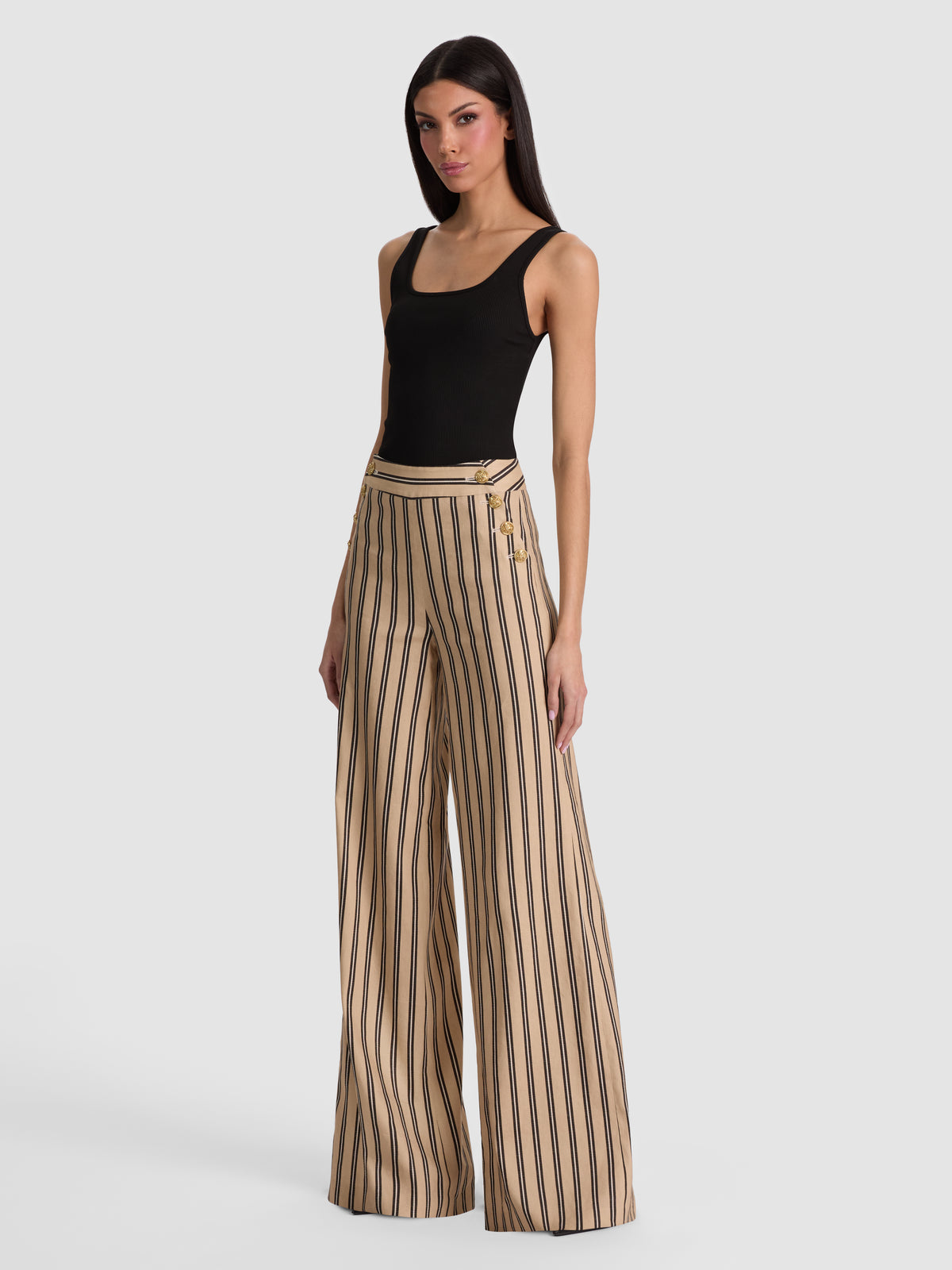 NARIN HR ULTRA WIDE LEG PANT - BEACH DAY STRIPE SM