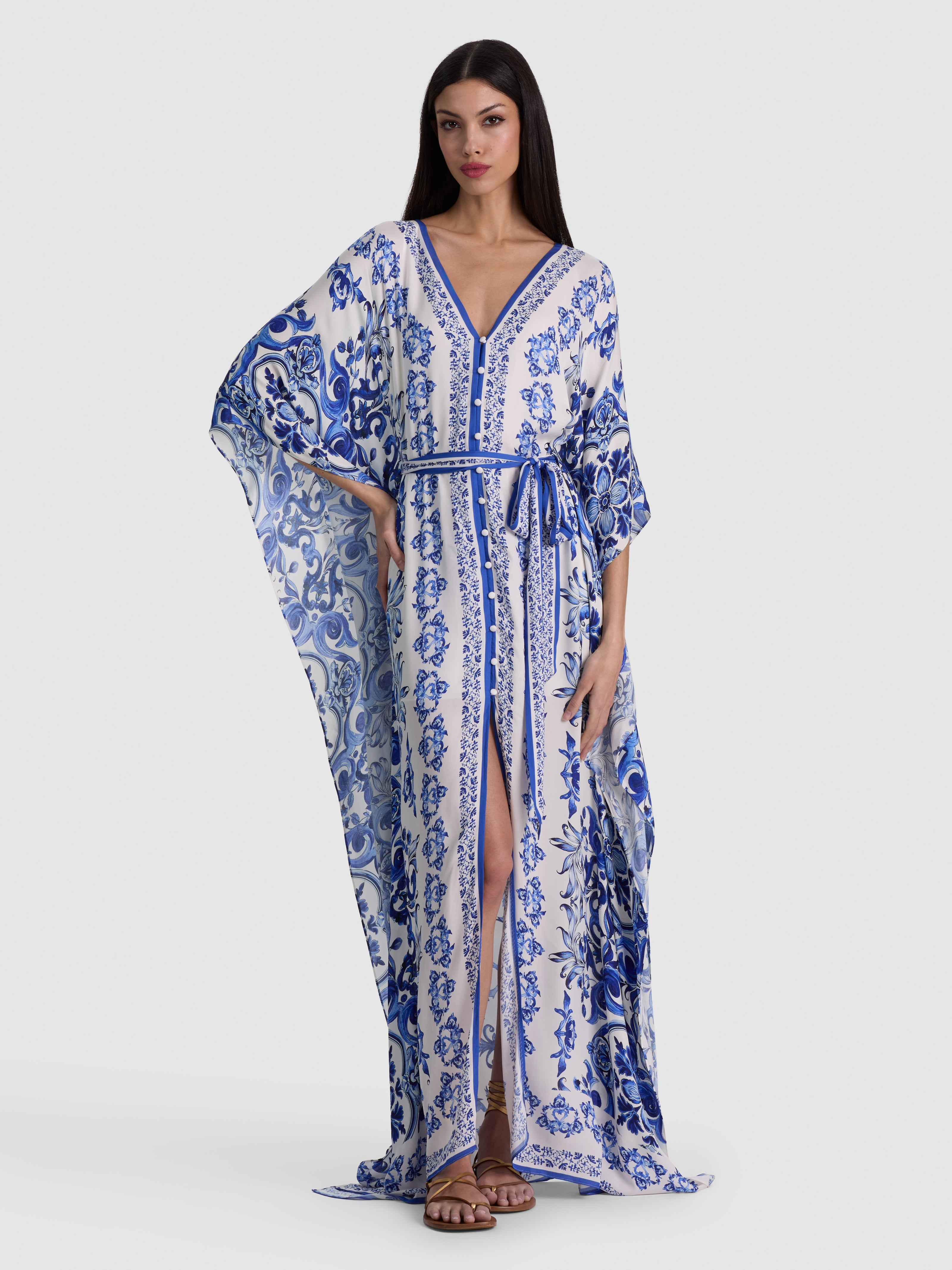 MARVA BELTED KAFTAN-SOLSTICE-ALICE + OLIVIA