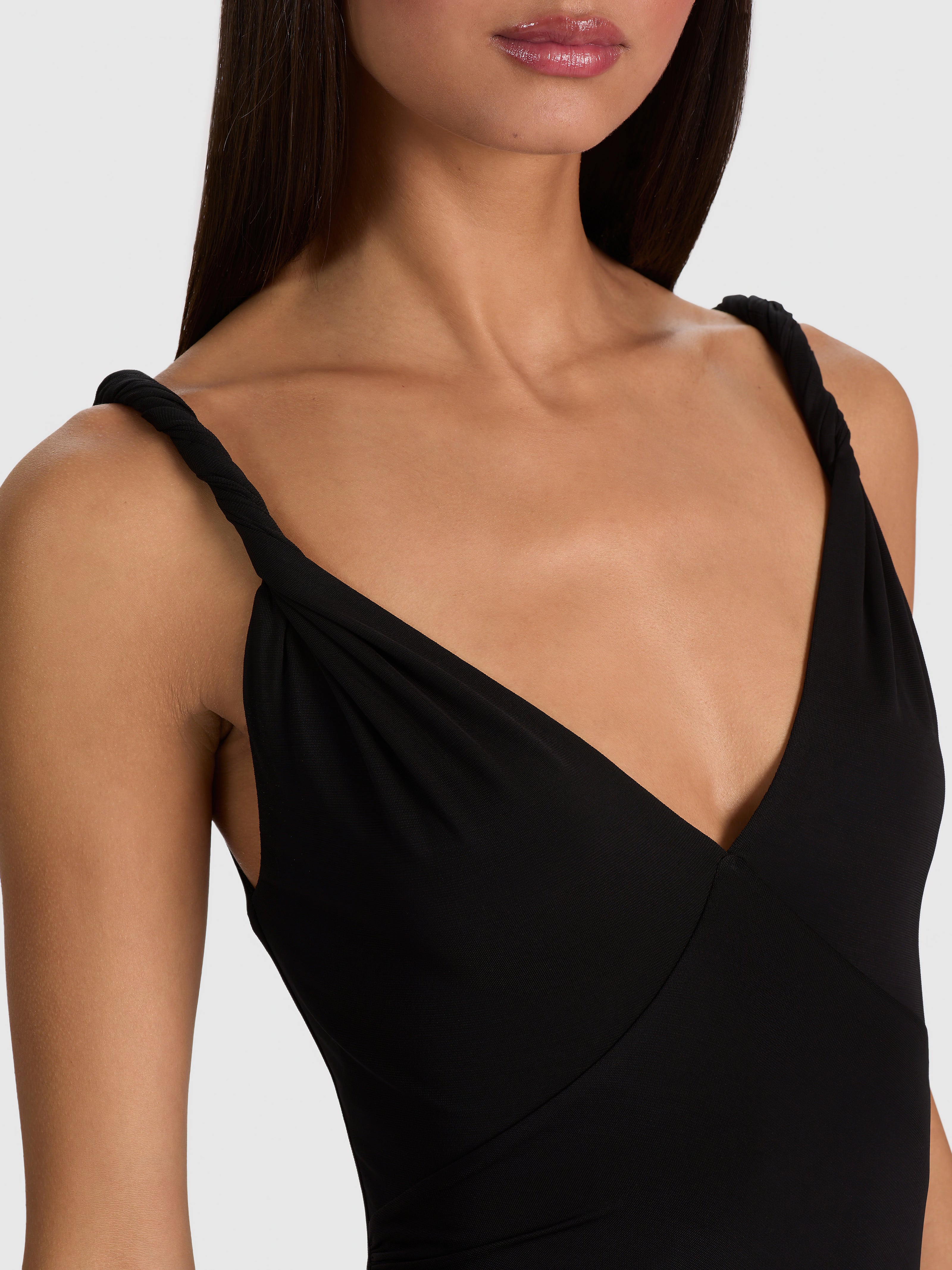 BIANCA TWIST STRAP MAXI DRESS-ALICE + OLIVIA