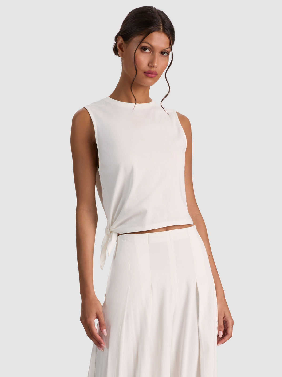 JOHNNIE SIDE TIE TANK-ALICE + OLIVIA