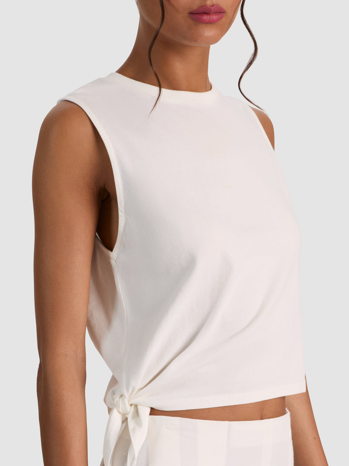 JOHNNIE SIDE TIE TANK-ALICE + OLIVIA