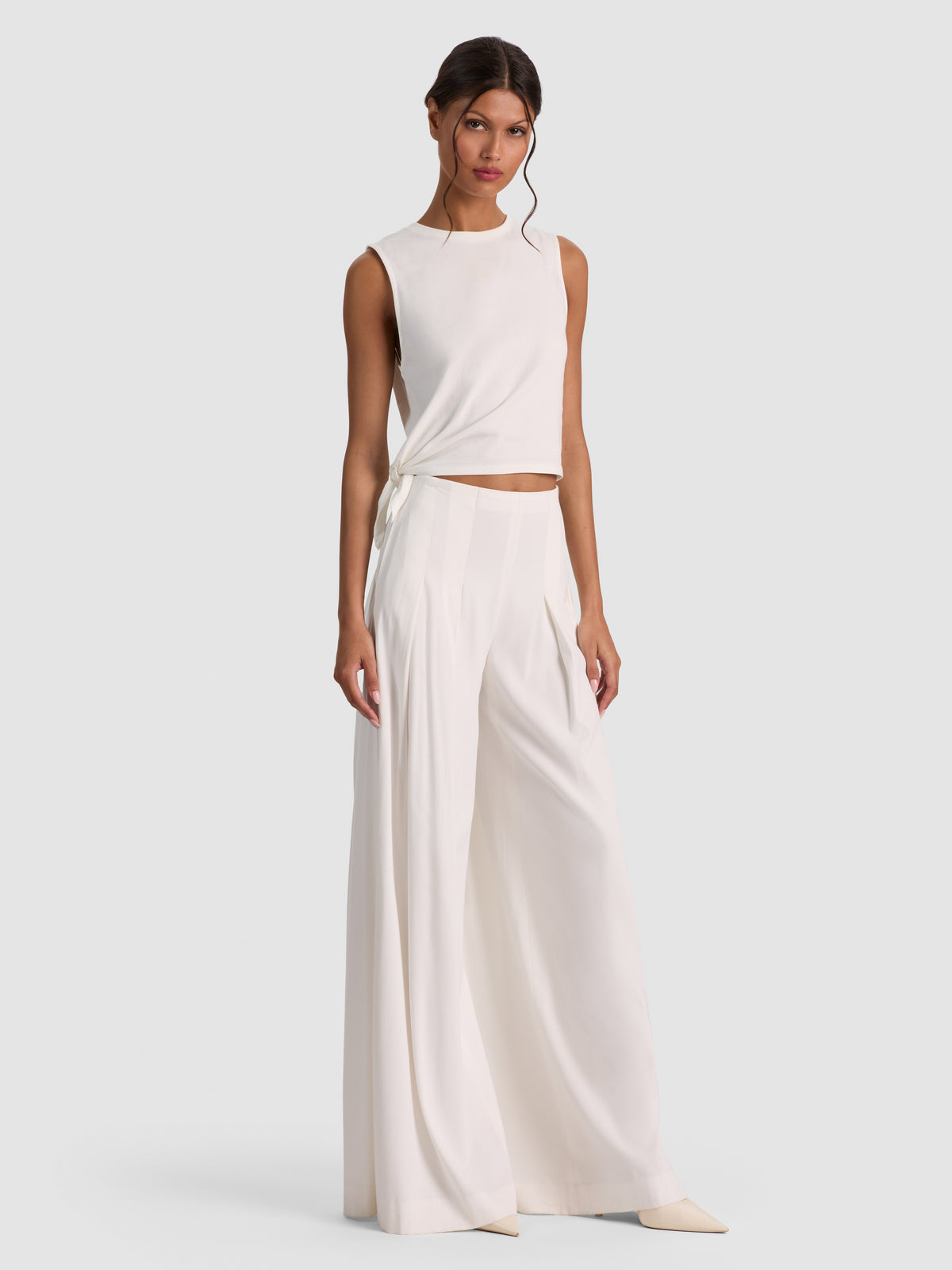 JOHNNIE SIDE TIE TANK-ALICE + OLIVIA