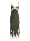 JULIETTA CUTAWAY LACE TRIM SLIP DRESS-ALICE + OLIVIA