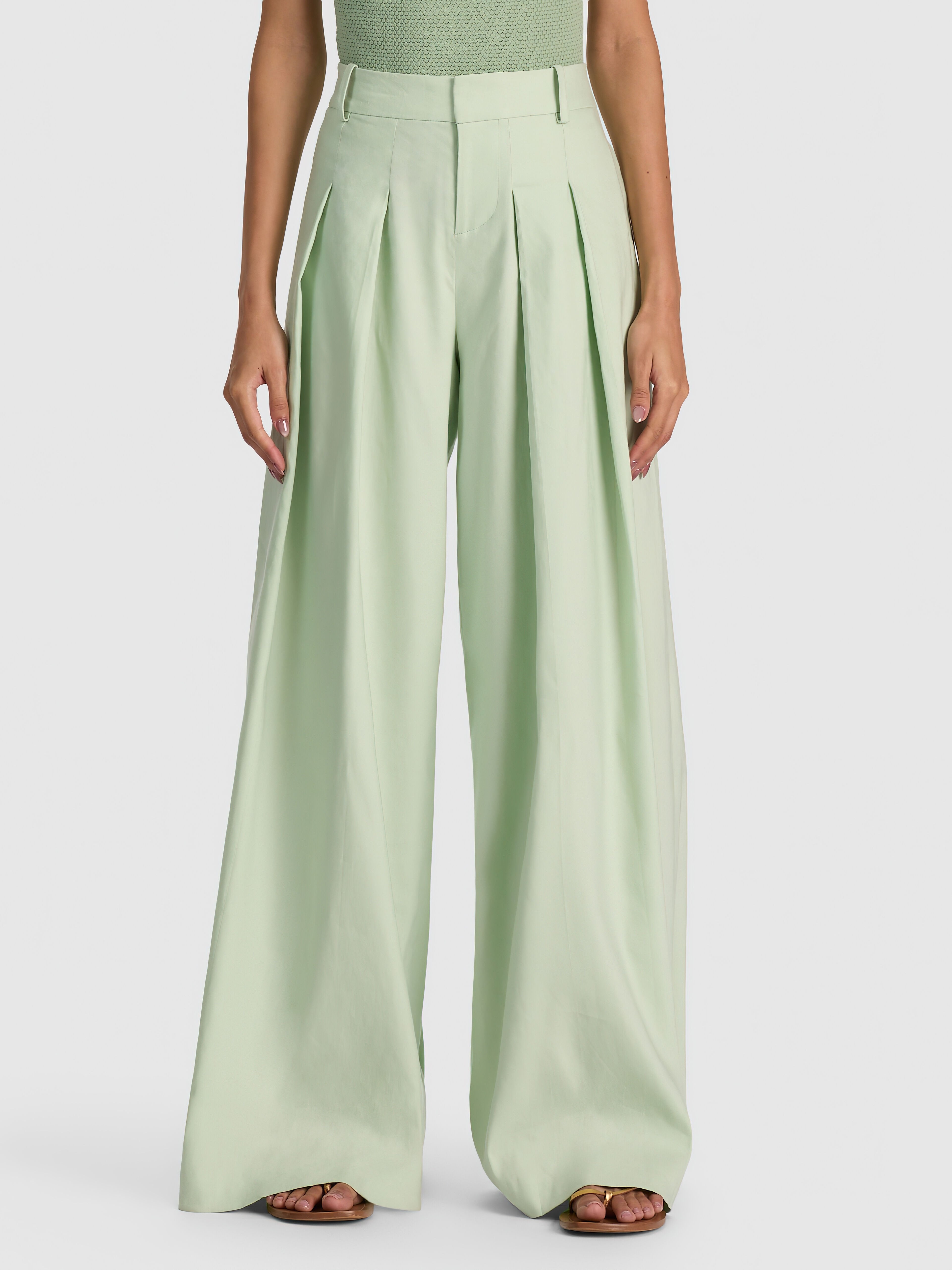 BLAIRE PLEATED PANT-ALICE + OLIVIA