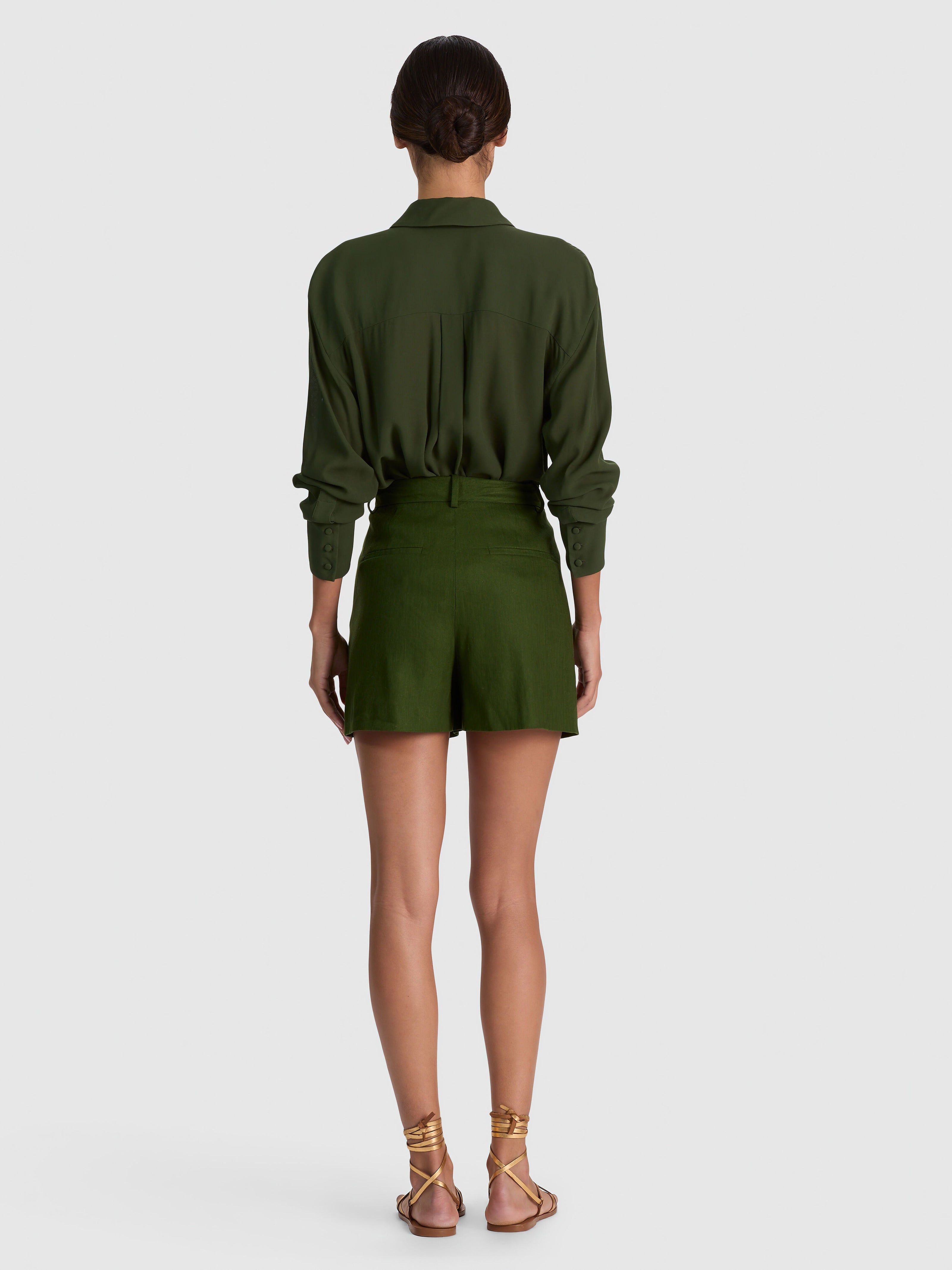 CONRY PLEATED SHORT-ALICE + OLIVIA