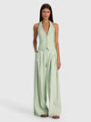 ERICA COLLARLESS DEEP V NECK VEST-ALICE + OLIVIA