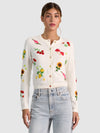 RUTHY APPLIQUE CARDIGAN-SOFT WHITE/MULTI-ALICE + OLIVIA