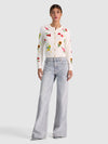 RUTHY APPLIQUE CARDIGAN-SOFT WHITE/MULTI-ALICE + OLIVIA