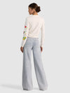 RUTHY APPLIQUE CARDIGAN-SOFT WHITE/MULTI-ALICE + OLIVIA