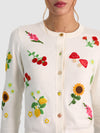 RUTHY APPLIQUE CARDIGAN-SOFT WHITE/MULTI-ALICE + OLIVIA