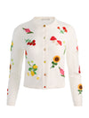 RUTHY APPLIQUE CARDIGAN-SOFT WHITE/MULTI-ALICE + OLIVIA