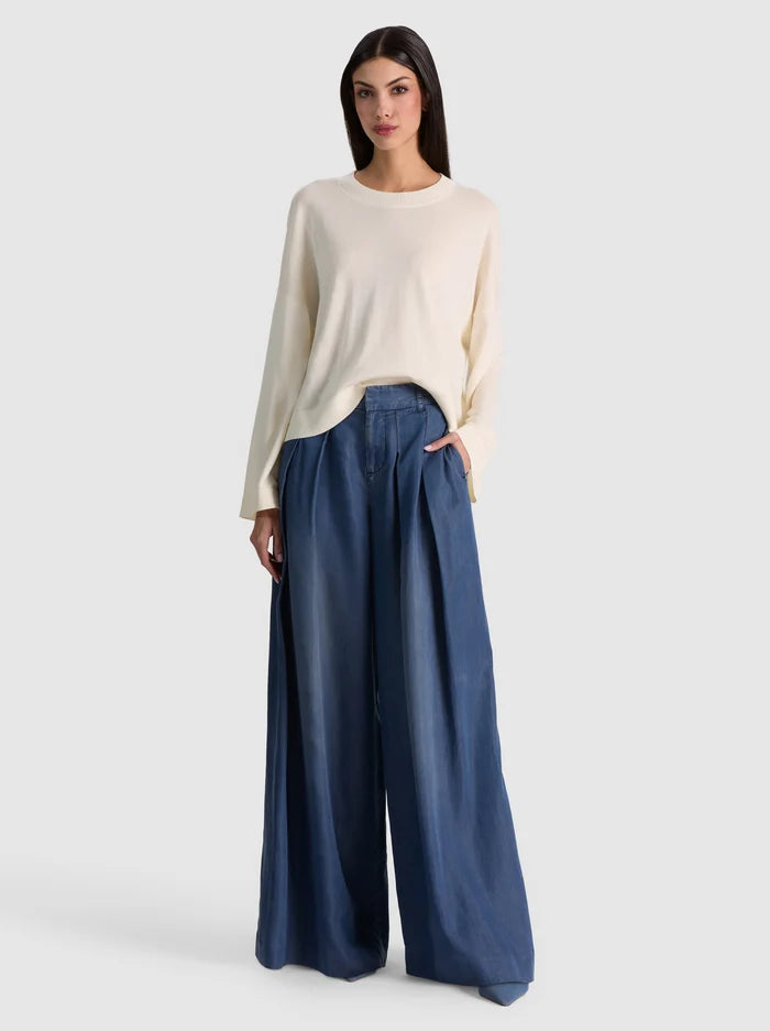 MARGIE WOOL PULLOVER-SOFT WHITE-ALICE + OLIVIA