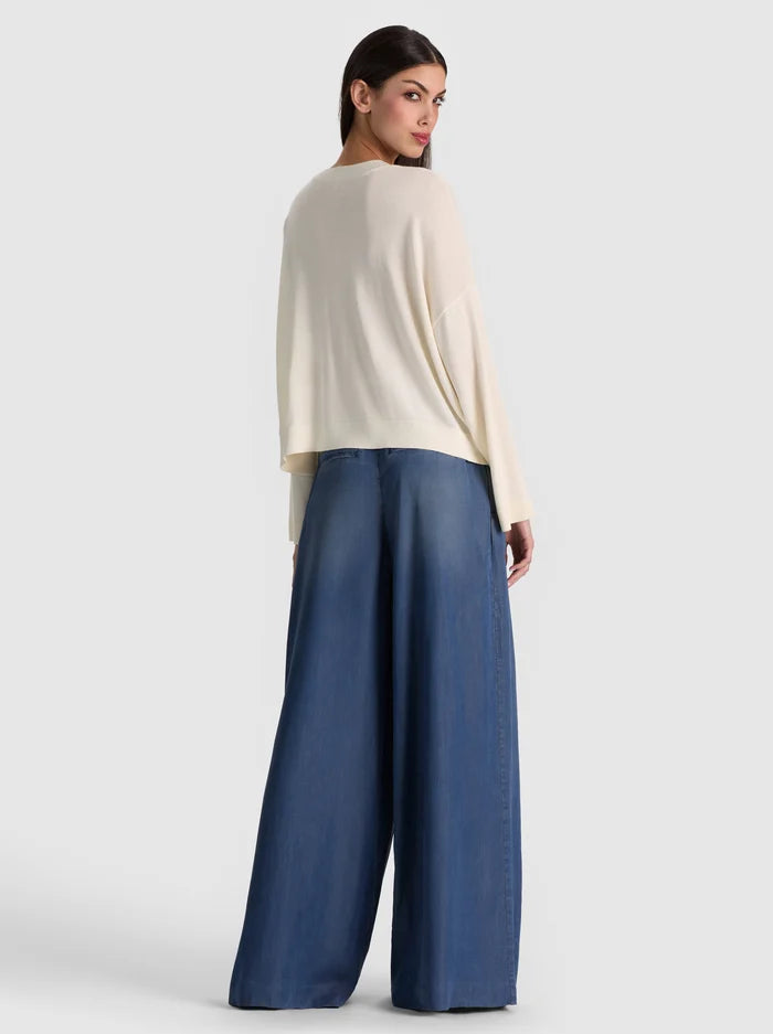 MARGIE WOOL PULLOVER-SOFT WHITE-ALICE + OLIVIA