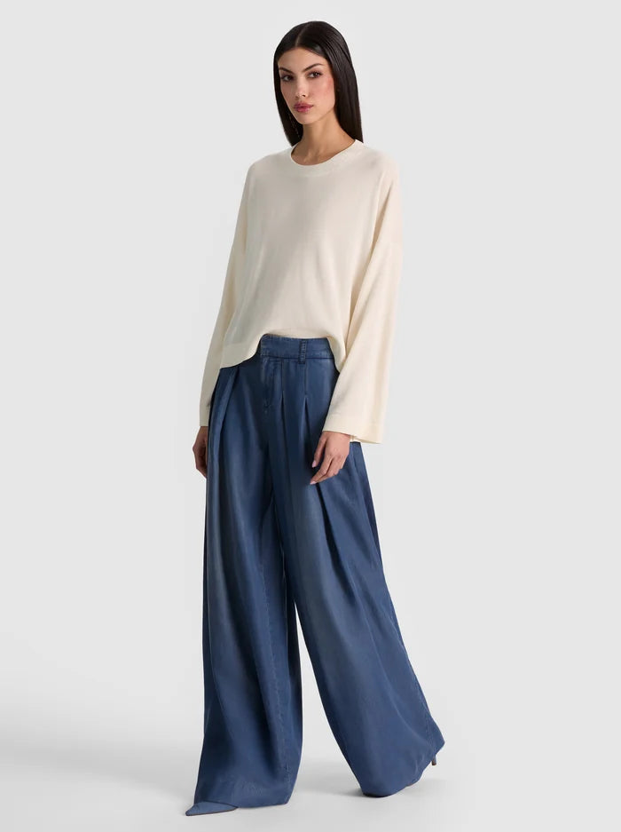 MARGIE WOOL PULLOVER-SOFT WHITE-ALICE + OLIVIA