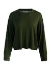 MARGIE BOXY PULLOVER-DARK FERN-ALICE + OLIVIA