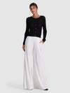 CARSON POINTELLE CARDIGAN-Black-ALICE + OLIVIA