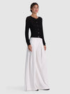 CARSON POINTELLE CARDIGAN-Black-ALICE + OLIVIA