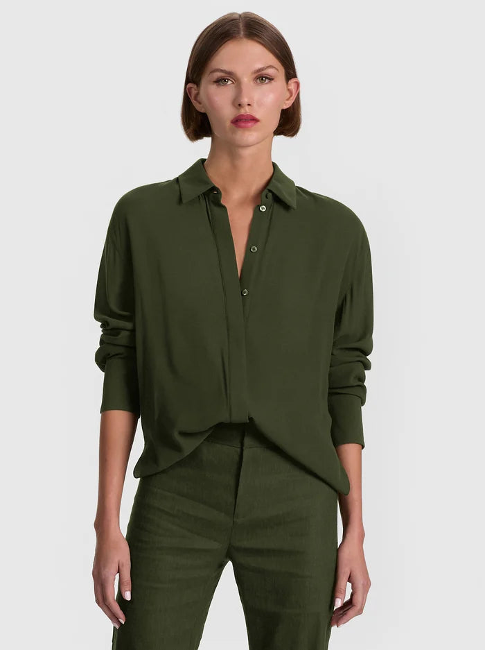 DIMITRA OVSZ HI LO BTN DWN SHIRT-ALICE + OLIVIA