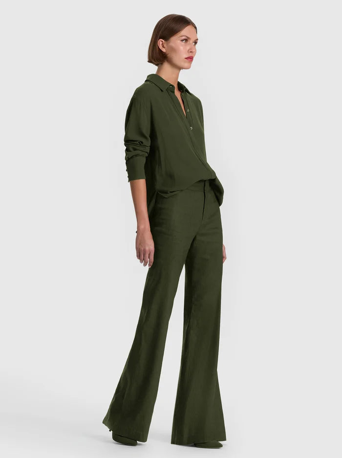 DIMITRA OVSZ HI LO BTN DWN SHIRT-ALICE + OLIVIA