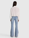 MARGAUX CROPPED BLSN SLV TIE FT SHIRT-ALICE + OLIVIA