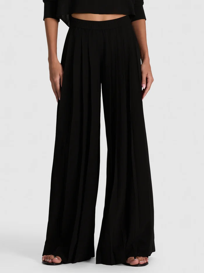 JENNA PLEATED PANT-Black-ALICE + OLIVIA