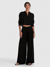 JENNA PLEATED PANT-Black-ALICE + OLIVIA