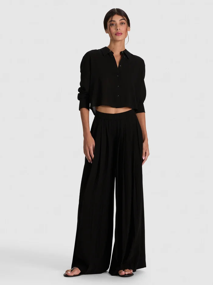 JENNA PLEATED PANT-Black-ALICE + OLIVIA