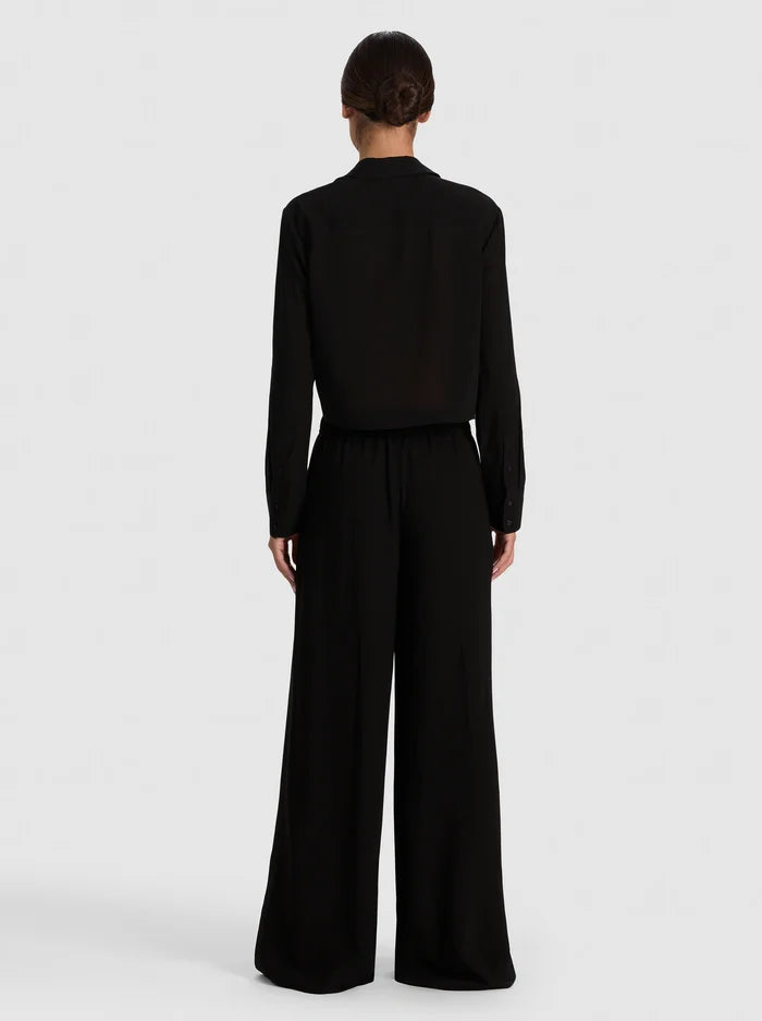 JENNA PLEATED PANT-Black-ALICE + OLIVIA