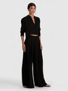 JENNA PLEATED PANT-Black-ALICE + OLIVIA