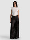 KIM PANELED CORSET FITTED TOP-OFF WHITE-ALICE + OLIVIA