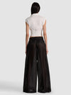 KIM PANELED CORSET FITTED TOP-OFF WHITE-ALICE + OLIVIA