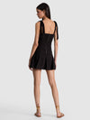 AMBRIE EMBROIDERED MINI DRESS-Black-ALICE + OLIVIA