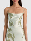 MONTANA EMBELLISHED MAXI SLIP DRESS-GREEN LILY-ALICE + OLIVIA