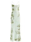 MONTANA EMBELLISHED MAXI SLIP DRESS-GREEN LILY-ALICE + OLIVIA