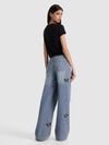 CINDY EMBELL CROPPED TEE W CUTOUTS-ALICE + OLIVIA