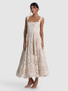 ESMA SQ NK FLARED MIDI DRESS W BELT-ALICE + OLIVIA