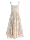 ESMA SQ NK FLARED MIDI DRESS W BELT-ALICE + OLIVIA