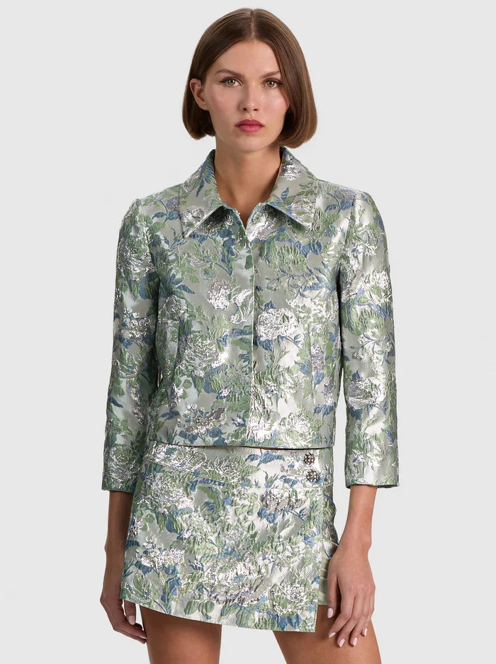 WESTON 3/4 SLV BOX JACKET-ALICE + OLIVIA