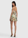 NILA SEAMED CORSET MINI DRESS-TERRAIN LG-ALICE + OLIVIA
