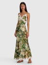 JULIETTA LACE TRIM MIDI SLIP DRESS-ALICE + OLIVIA