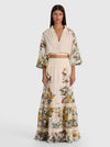 CASSIE CROPPED BLOUSE-ALICE + OLIVIA