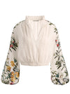CASSIE CROPPED BLOUSE-ALICE + OLIVIA