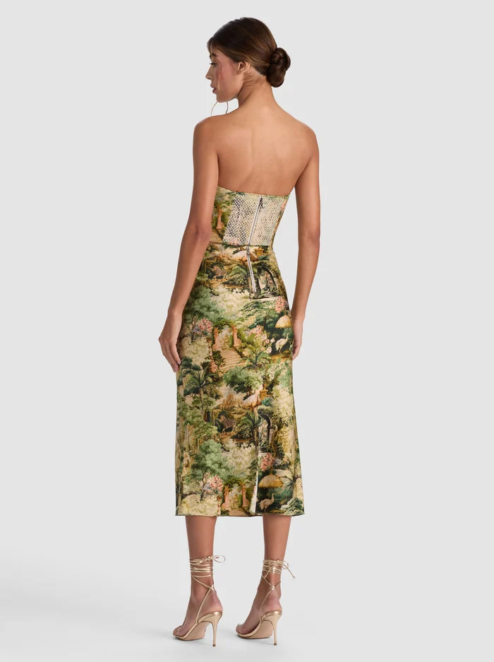 CERESI SMCKED BK BANDEAU TOP-ALICE + OLIVIA