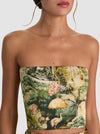 CERESI SMCKED BK BANDEAU TOP-ALICE + OLIVIA