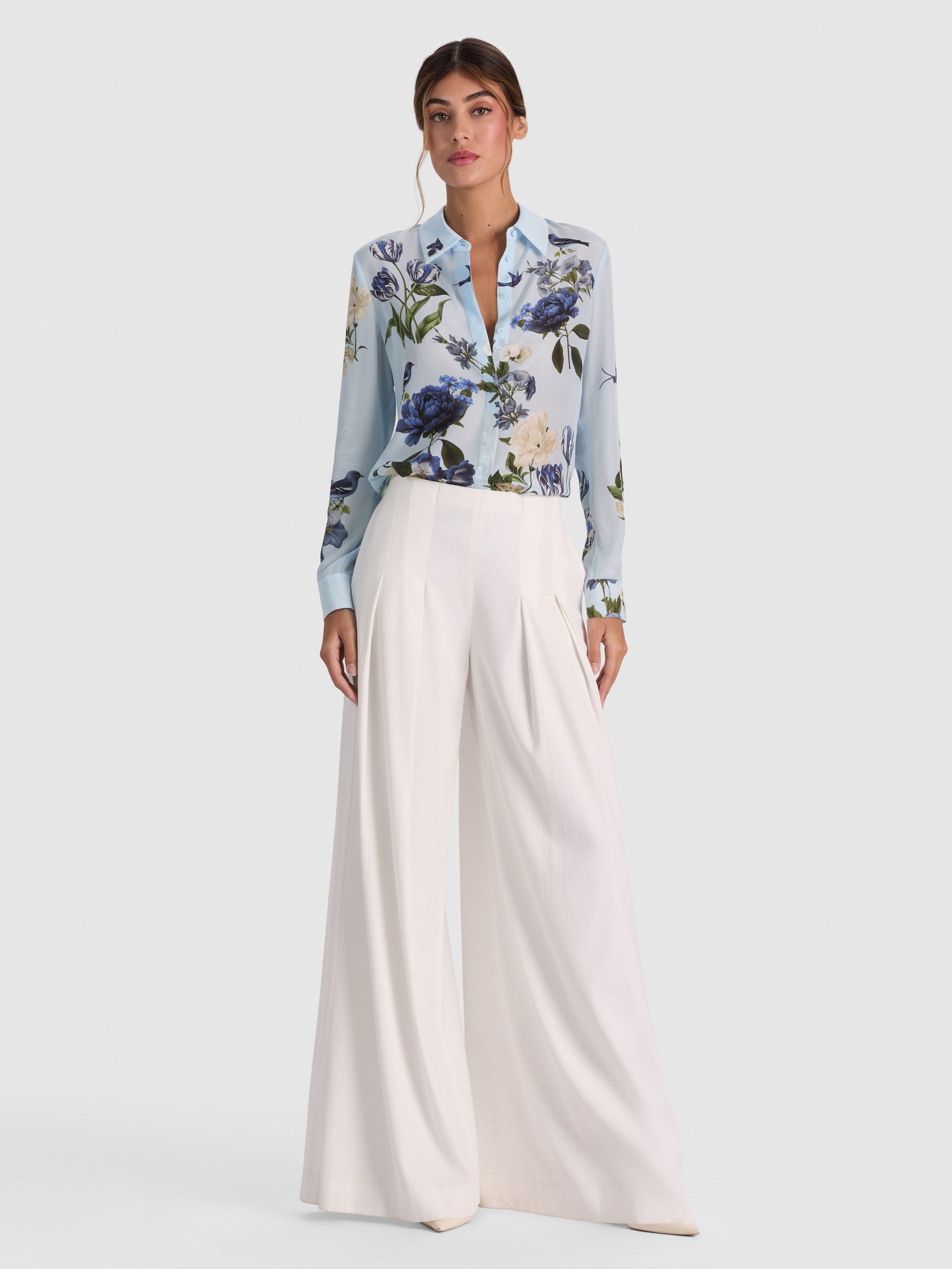 WILLA PLKT TOP-ALICE + OLIVIA