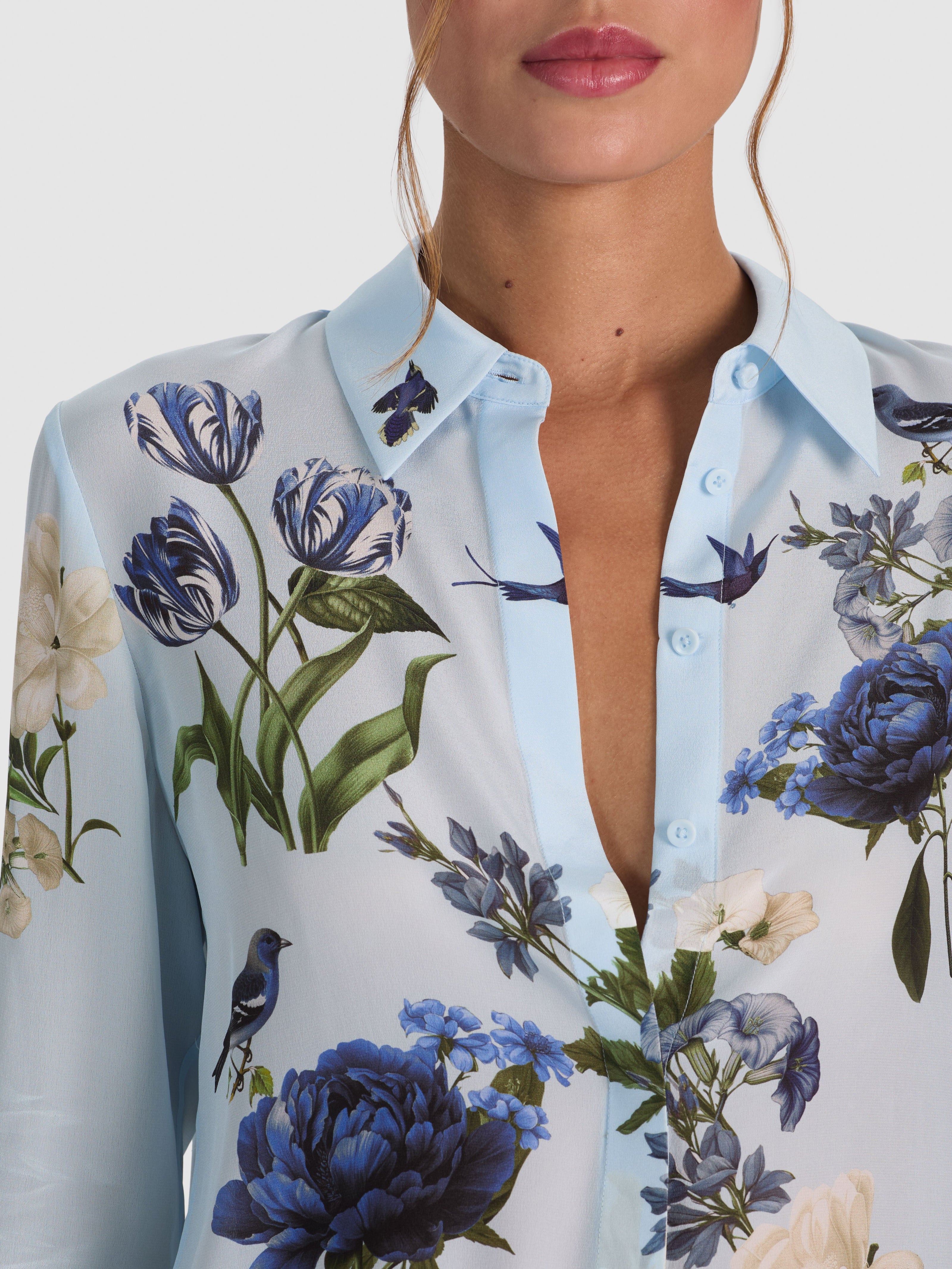 WILLA PLKT TOP-ALICE + OLIVIA