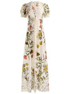 INGRID LACE TRIM PUFF SLV WRAP ROBE-ALICE + OLIVIA