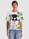 EVAN STACEFACE OVERSIZED TEE-ALICE + OLIVIA