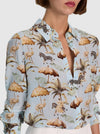 WILLA STACEFACE SILK BLOUSE-ALICE + OLIVIA